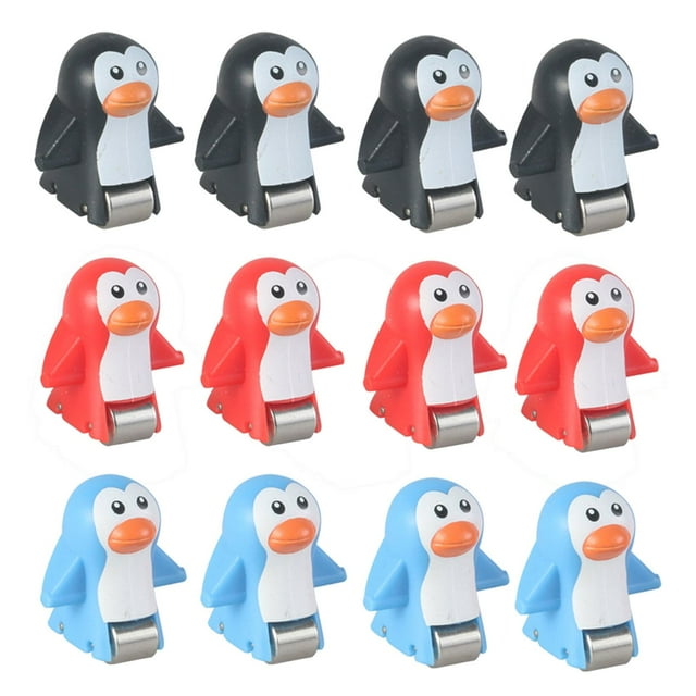 Accesorios de juguete para montaña rusa, pistas eléctricas, piezas de juego, adorables, reemplazables, para escalar 12 piezas pingüino