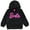 Black, variant on Barbie Womens Velour Matching Family Zip Up Hoodie Adult Medium