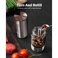 thumbnail image 6 of Tomeem Salt and Pepper Shaker Set with LED Lights and Salt Grinder Refillable with 6 Adjustable Coarseness Electric Salt and Pepper Grinder Set, 6 of 10