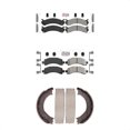 thumbnail image 1 of Transit Auto Front Rear Semi-Metallic Disc Brake Pads and Parking Shoes Kit for Car Chevrolet GMC Express 2500 3500 Savana KNN-100430, 1 of 11