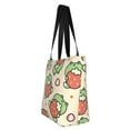 thumbnail image 4 of Haiem Frog Hold Strawberry Pattern Shoulder Bag - Durable and Spacious Tote Bag,Versatile Shopping Bag, 4 of 9