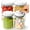 4 Pcs Set, variant on Airtight Pop Top Food Storage Container Sets with Lids 4Pcs Round Pop Containers for Kitchen Pantry Organization BPA-Free Stackable Kitchen Storage Containers for Cereal Flour Sugar (0.6, 1.7qt)*2