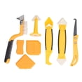 thumbnail image 1 of Kit de herramientas para calafateo, 8 piezas, herramientas para juntas de silicona, removedor de calafateo, boquilla raspadora más suave para azulejos de baño y cocina, 1 of 9