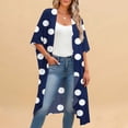 thumbnail image 6 of Womens Kimono Cardigans Beach Cover ups Swimwear Puff Sleeve Loose Casual Beach Cover Summer Tops Multicolor C XXXL, 6 of 7