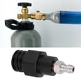 thumbnail image 4 of Co2 Cylinder Adapter Co2 Refill Adapter Soda Connector 8mm Male Quick Plug To Male Thread TR21-4 CO2 Cylinder Tank Adapter Connector For Soda ClubBlack, 4 of 8