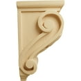 thumbnail image 3 of Ekena Millwork 3 1/2"W x 4"D x 7"H Small Basket Weave Corbel, Alder, 3 of 4