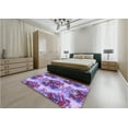 thumbnail image 5 of Ahgly Company Machine Washable Indoor Rectangle Transitional Bright Lilac Purple Area Rugs, 2' x 4', 5 of 7