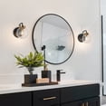 thumbnail image 4 of LNC Astrid 5-in W 1-Light Matte Black Modern/Contemporary LED Wall Sconce, 4 of 14