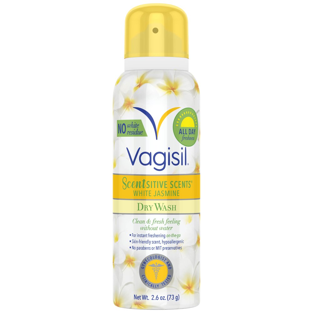 vagisil dry wash spray