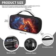 thumbnail image 7 of Jiueut Fire Wolf Stethoscope Storage Bag Stethoscope Bag with Carrying Handle Storage Zipper Bags for Organizing Lightweight Stethoscope Bag Case with Mesh Pocket, 7 of 7