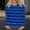 Blue, variant on Holzkary Women's Casual Long Sleeve Striped Shirts Color Block/Solid Blouses Crewneck Sweatshirts Cute Loose Fit Pullovers Tops Women's Fashion Spring Summer Casual Long Sleeve Loose Shirt Top Black L