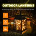 thumbnail image 2 of Outdoor Camping Hanging String Light Lantern Led Solar Decorative Lantern, 2 of 5