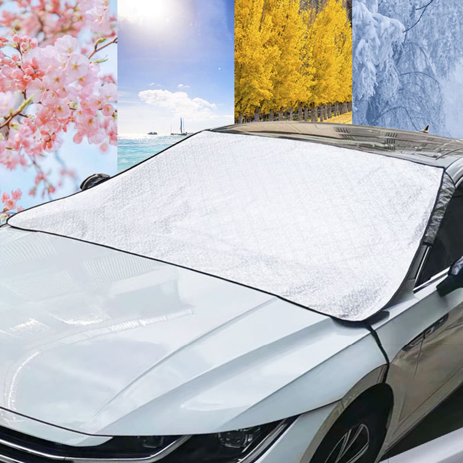 Cbcbtwo Savings Clearance! Car Snow Block Bubble Aluminum Foil Car Sunshade Car Sunshade Anti