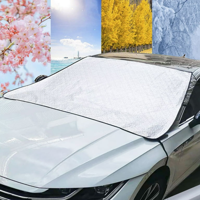 Cameland Car Accessories Car Snow Block Bubble Aluminum Foil Car Sunshade  Car Sunshade Anti-frost Anti-freeze Sun Block Cars And SUVs Car Accessories