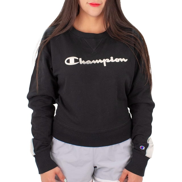 Sudadera CHAMPION Color Negro Para Mujer Modelo CT10506MBLK