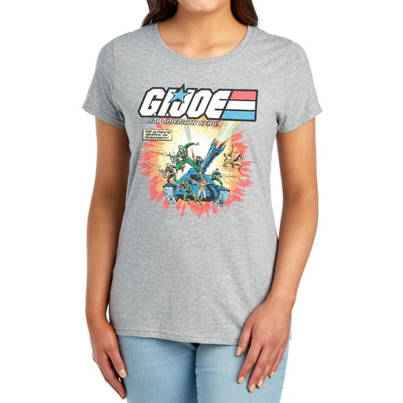 G.I. Joe Real American Hero Women's T Shirt, Athletic Heather, Small