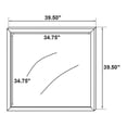 thumbnail image 5 of Pemberly Row 4-piece Contemporary Wood Full Bedroom Set White and Gold, 5 of 13