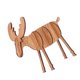 thumbnail image 4 of Toystoory Adornos de árbol de virutas de madera de Navidad, colgantes para colgar, regalos de decoración, 2 uds. Kits de decoración para fiestas roble pequeña, 4 of 6