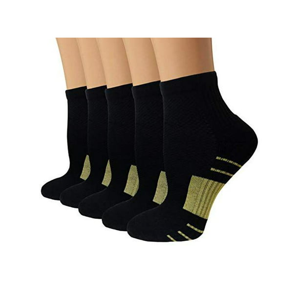 Compression Running Plantar Fasciitis Socks for Men, Beige, Size Large