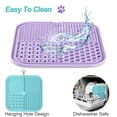 thumbnail image 7 of LUKITO Licking Mat for Dogs & Cats 2 Pack with Suction Cups, Dog Peanut Butter Lick Pads for Boredom Reducer, Perfect for Bathing Grooming, 7 of 7