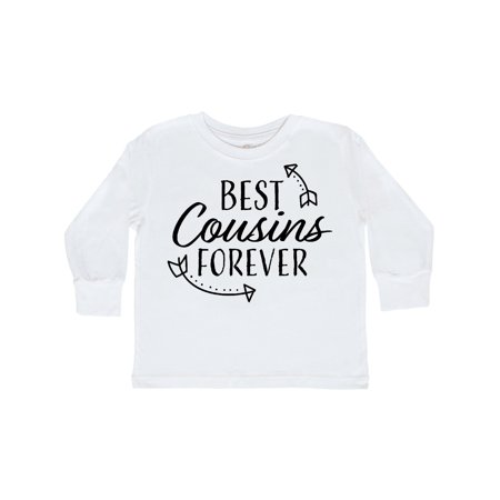 

Inktastic Best Cousins Forever with Arrows Gift Toddler Boy or Toddler Girl Long Sleeve T-Shirt