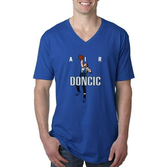 MENS V NECK Mavericks Mavs Air Luka Doncic T-Shirt MEDIUM