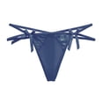 thumbnail image 1 of Intimates Women's Fashion Hot Ribbon Transparent Mesh Thong Perspective Temptation Underwear, 1 of 3