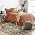 thumbnail image 3 of RUUGME Washable 5x7 Area Rugs - Large Rugs for Living Room Stain Resistant Carpet Vintage Rugs for Bedroom with Non Slip Backing Home Decor Floor Decoration Mat (5x7 Brick), 3 of 9