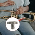 thumbnail image 2 of WHAMVOX 5Pcs Trumpet Valve Finger Button Metal Silver Never Fade Accessories for Trumpet Players, 2 of 8