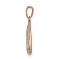 thumbnail image 2 of 14K Rose Gold Diamond Pendant (0.145Cttw), 2 of 6