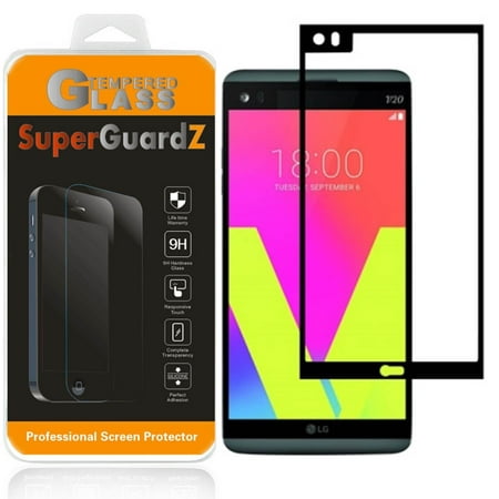[2-Pack] For LG V20 - SuperGuardZ [FULL COVER] Tempered Glass Screen Protector, Edge-To-Edge Protect, (Best Lg V20 Screen Protector)