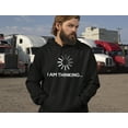 thumbnail image 3 of Tstars Men's "I Am Thinking" Sarcastic Hoodie - Funny Novelty Humor Birthday Gift for Husband - Graphic Gag Hooded Sweatshirt - Comfortable Winter Top - Unique Birthday Gift Idea for Him, 3 of 5