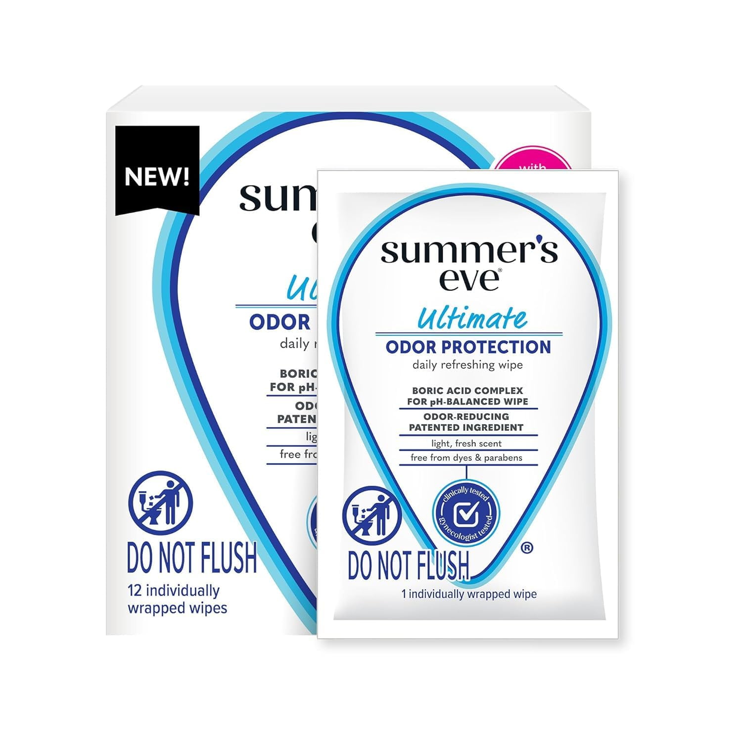 Summer's Eve Ultimate Odor Protection, Variety Pack (Spray, Wash, & Wipes) (1 of Each)