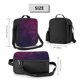 thumbnail image 2 of Disketp Black Dark Blue Purple Bolsa Térmica Estampada para Almuerzo, Lonchera para Hombres y Mujeres Adultos, 2 of 7