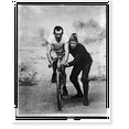 thumbnail image 2 of Historic Framed Print, [Olof P. Nelson and trainer], 17-7/8" x 21-7/8", 2 of 9