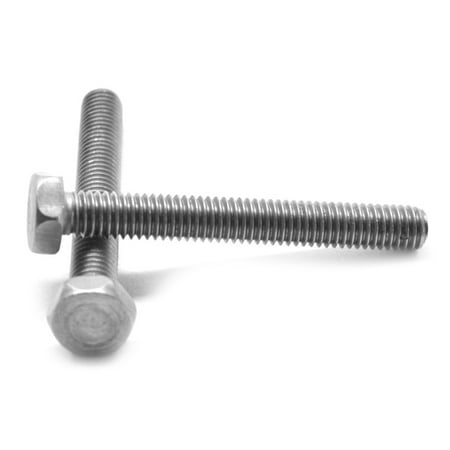 

#10-24 x 2 (FT) Coarse Thread Machine Screw Hex Head Stainless Steel 18-8 Pk 250