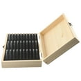 thumbnail image 2 of MYG for Wooden Coin Storage Box with Adjustable Compartments - 30 Slots Commemorative Coin Collection Case for Various Sizes 18-46mm Diameter Coins, 2 of 8