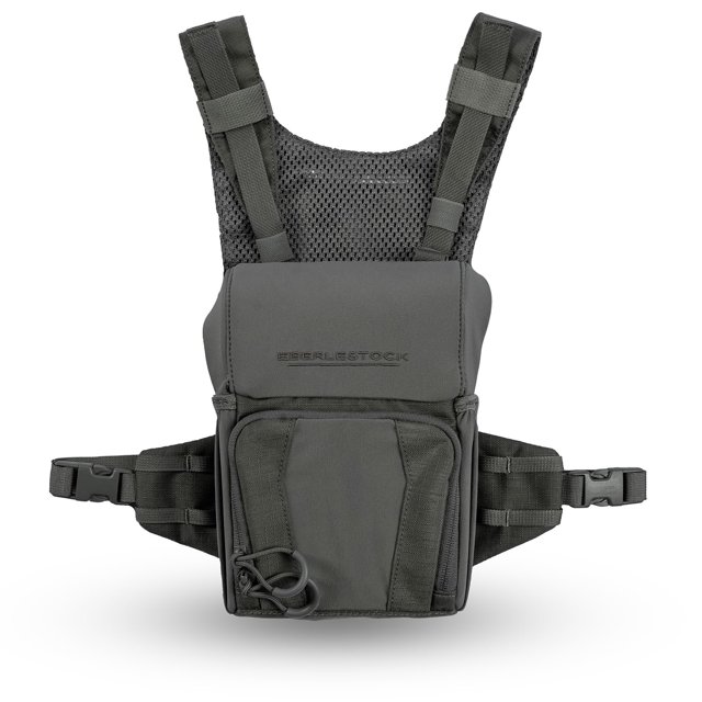 Eberlestock Recon Modular Bino Pack - Sistema Avanzado De Arnés Binocular Con Accesorios Personalizables - Gris - Pequeño