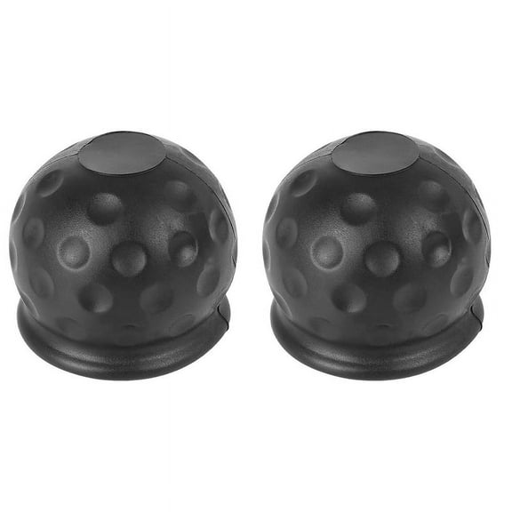 2Pcs 50mm Tow Bar Ball Cover Cap Towing Hitch Caravan Trailer Towball Protect for Car Truck RV ATV Quad