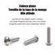 thumbnail image 5 of Tornillos De Cabeza Hexagonal M3 M4 M5 Plana 500 pcs, Plata, 5 of 5