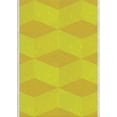 thumbnail image 1 of Ahgly Company Indoor Rectangle Patterned Yellow Novelty Area Rugs, 4' x 6', 1 of 6