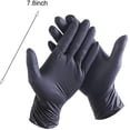 thumbnail image 3 of Guantes negros Pack de 100 guantes desechables de alta calidad. Ideal Feliz Sencillez, 3 of 4
