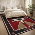 thumbnail image 3 of ODIKA Football Border Cave Vintage Pennant Lone Athletic Bold Stripe for Dining Room, Large Office, Lounge, Non-Slip Chair-Friendly, 3 of 7
