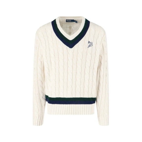 Polo Ralph Lauren Cable-Knit Cricket Sweater Cream (Men's)