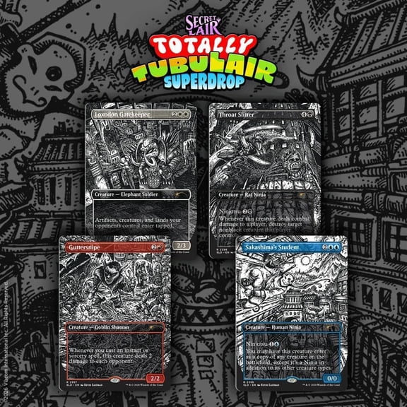 Magic: The Gathering Secret Lair Featuring: Kevin Eastman (Inks) Non-Foil Edition