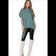 thumbnail image 2 of Suéter Holgado de Corta con Hombros Caídos para Mujer, Color Azul, Talla L, 2 of 9