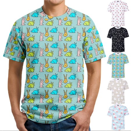

Easter Unisex Youth Anime Graphic Tee Shirts Casual Tops Regular & Big Man Sizes