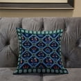 thumbnail image 5 of Mughal Art Indoor/Outdoor Pillow in Indigo Green Red 20x20, 5 of 5