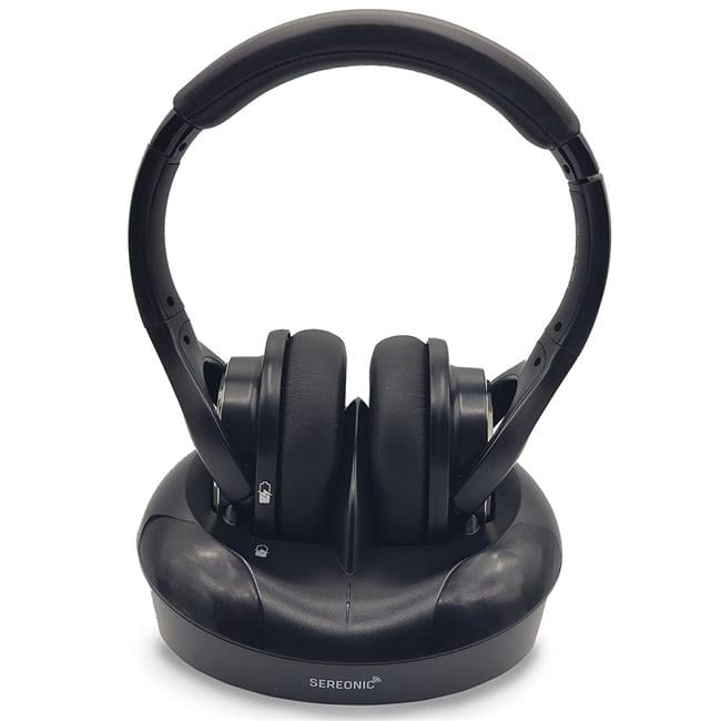 Serene Innovations WH100 Wireless TV Headphones, Black