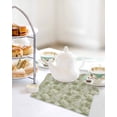 thumbnail image 4 of Sage Green Geometric Kitchen Dish Towels for Drying Dishes Set of 4, Modern Morocco Abstract Art Waffle Weave Microfiber Hand Tea Bathroom Towels Quick Dry & Absorbent Towel 12x12, 4 of 7
